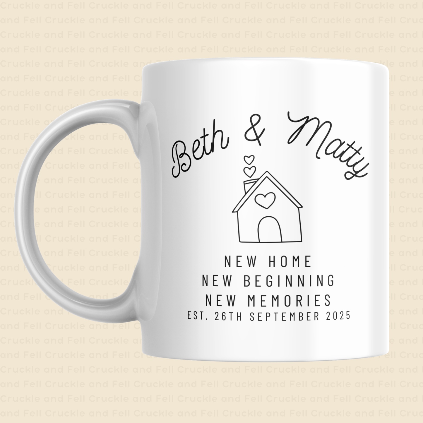 Personalised "New Home" Mug