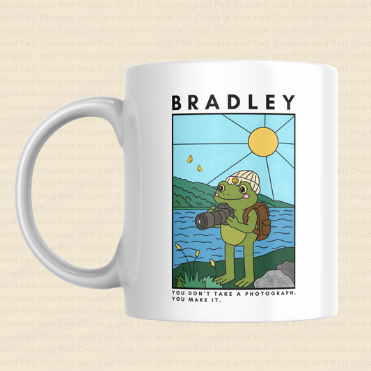 Personalised Photography Frog Ceramic Mug