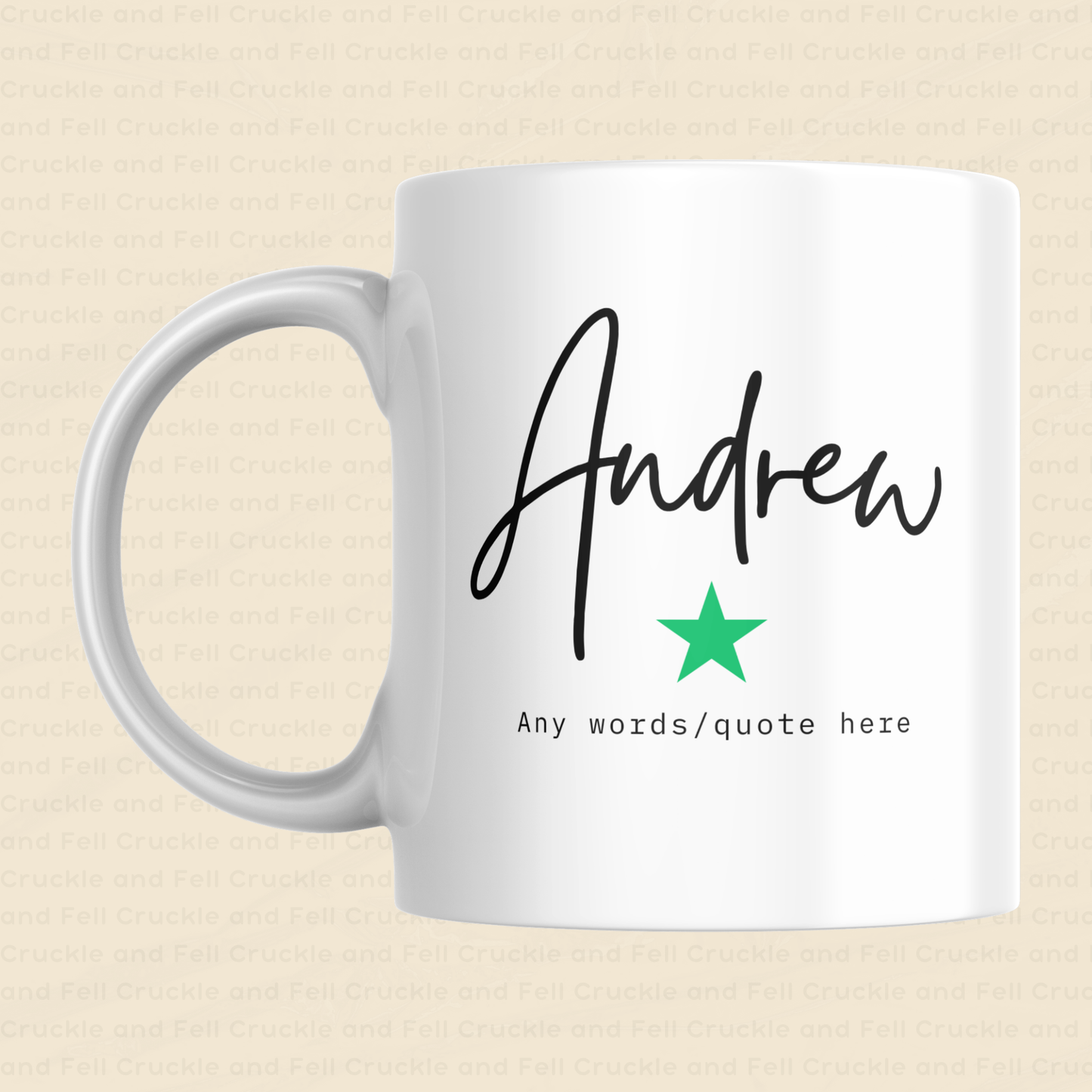 Personalised Quote/Message Ceramic Mug