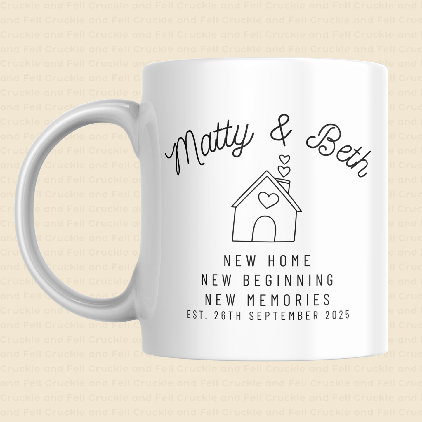 Personalised "New Home" Mug