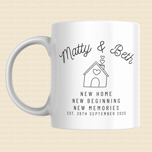 Personalised "New Home" Mug