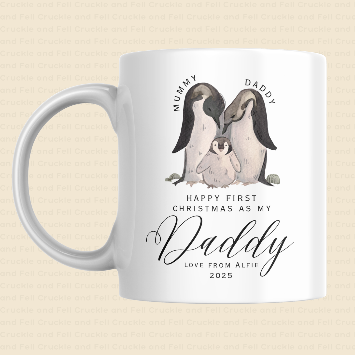 Personalised "Happy First Christmas as my Mummy" ceramic mug