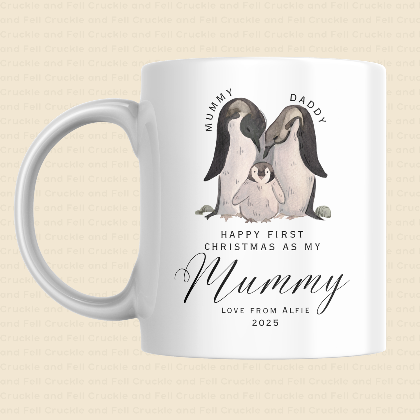 Personalised "Happy First Christmas as my Mummy" ceramic mug