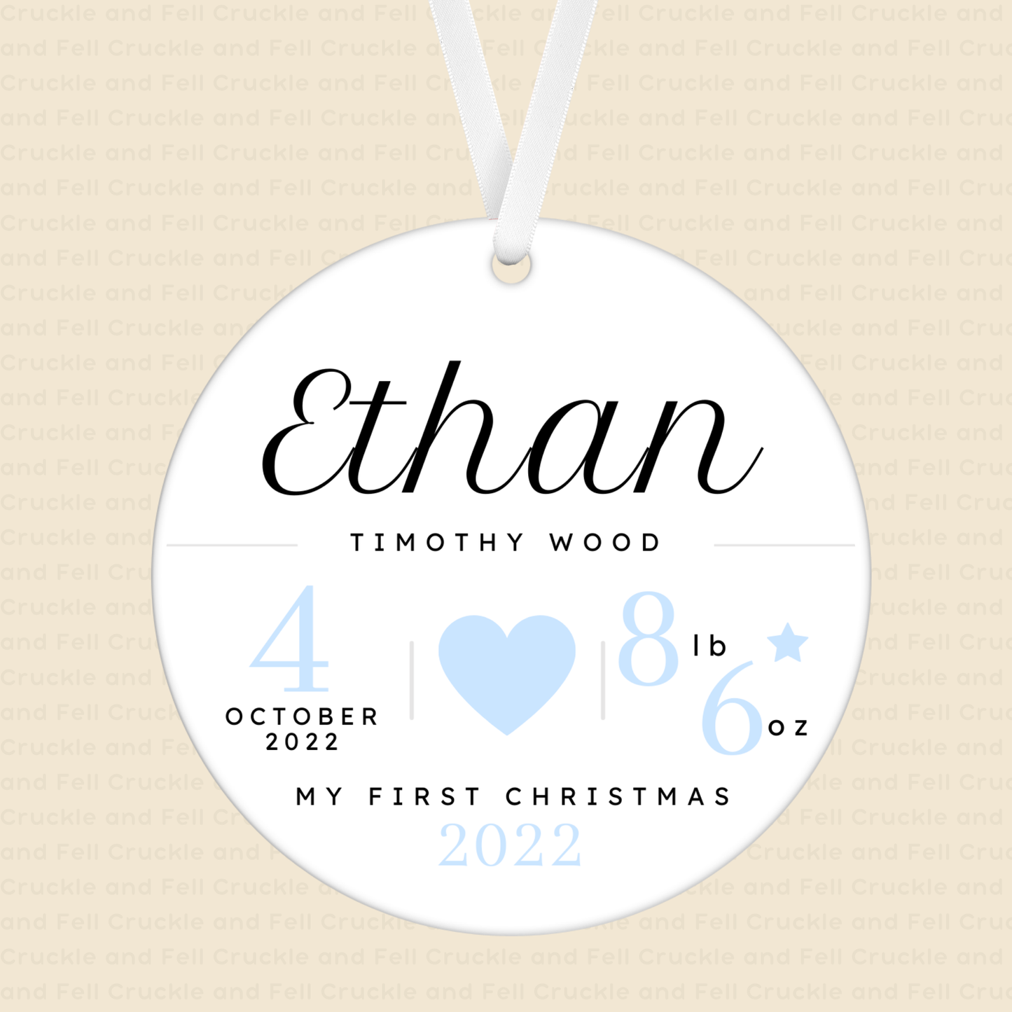 Baby's First Christmas Tree Decoration