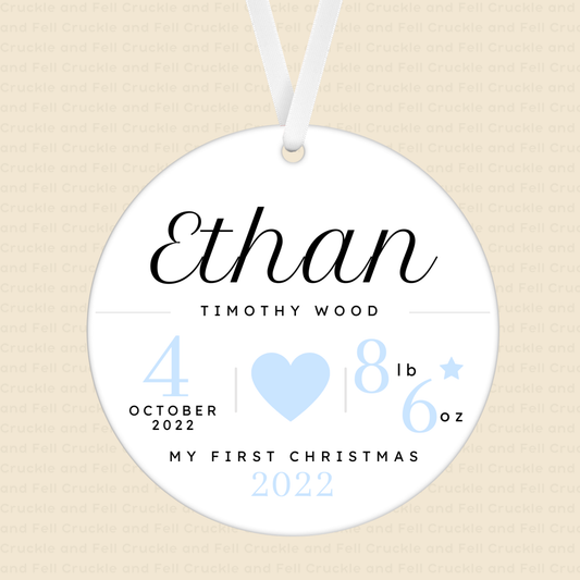 Baby's First Christmas Tree Decoration